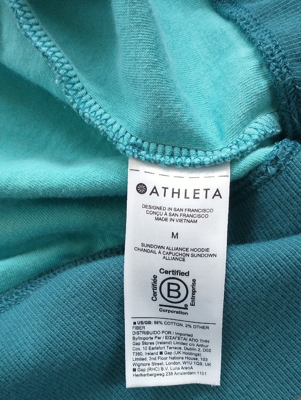 Athleta Sundown Alliance Hoodie Medium - Picture 8 of 9